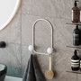 Wallity Frog-B Gancho de Pared Metálico Blanco